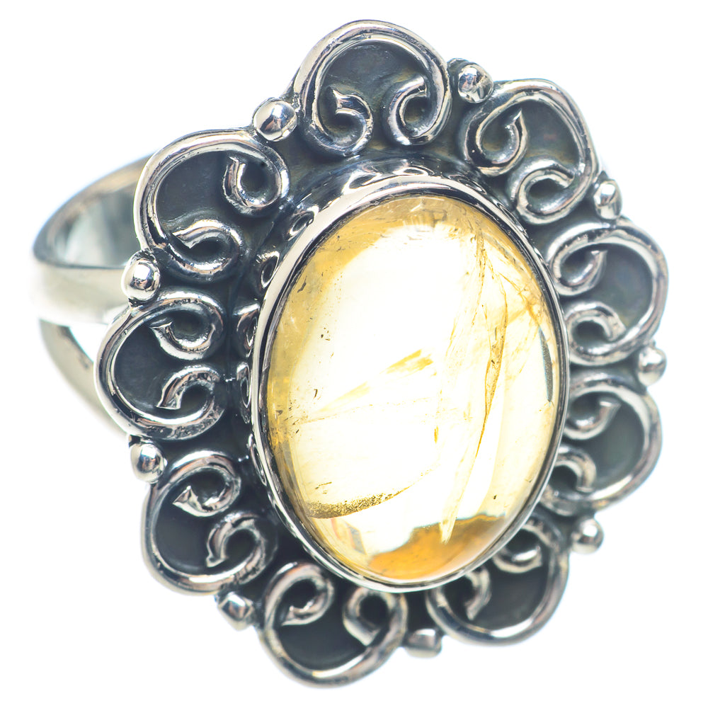 Citrine Rings handcrafted by Anasilvercos - RING71625