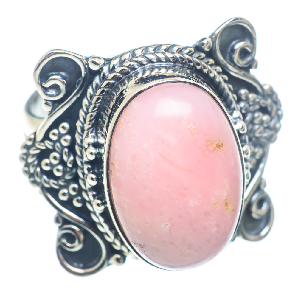 Pink Opal Rings handcrafted by Anasilvercos - RING71630