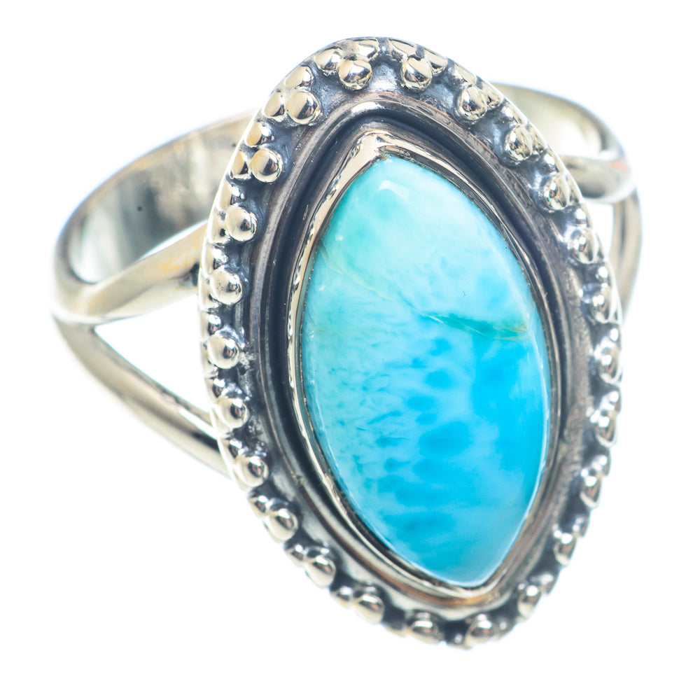 Larimar Rings handcrafted by Anasilvercos - RING71644