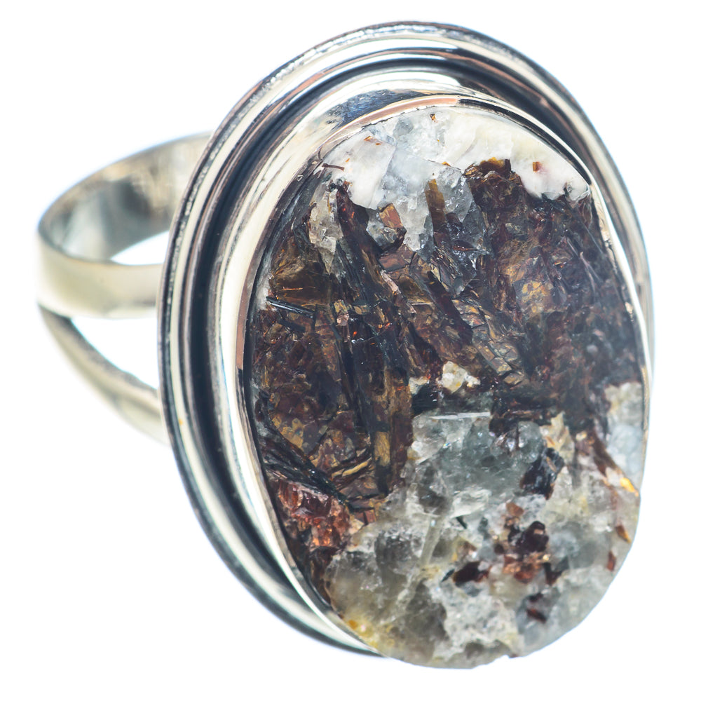Astrophyllite Rings handcrafted by Anasilvercos - RING71656