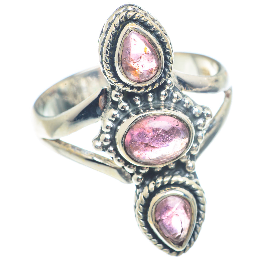 Pink Tourmaline Rings handcrafted by Anasilvercos - RING71667