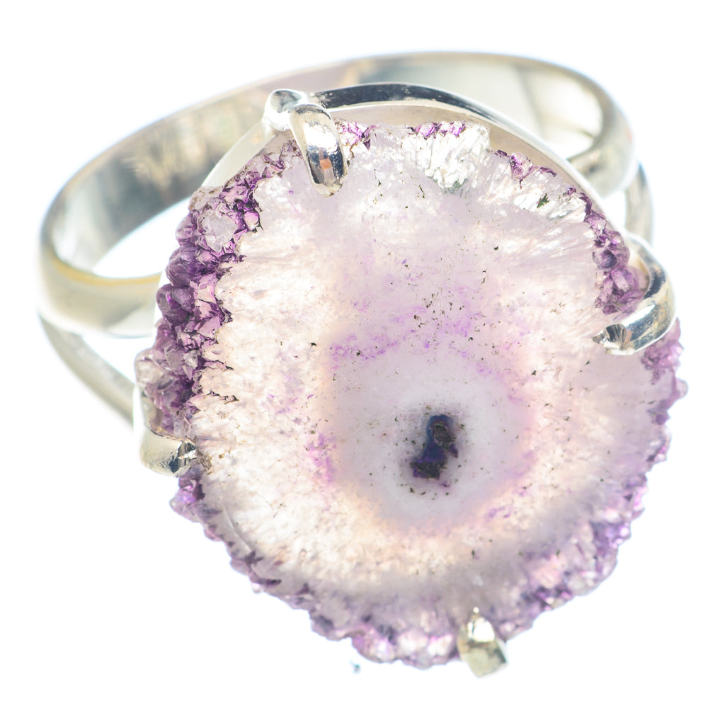 Amethyst Stalactite Rings handcrafted by Anasilvercos - RING71670
