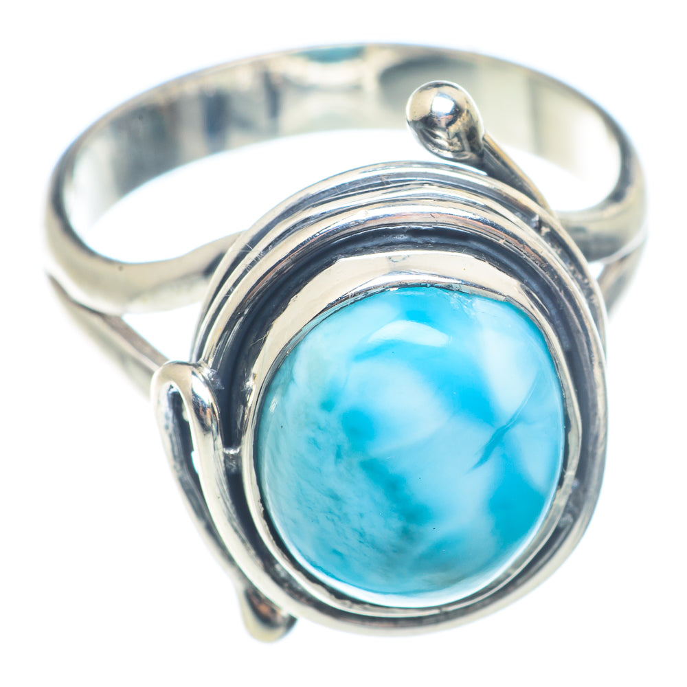 Larimar Rings handcrafted by Anasilvercos - RING71685