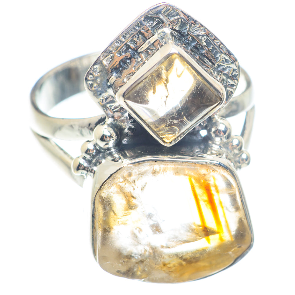 Citrine Rings handcrafted by Anasilvercos - RING71699