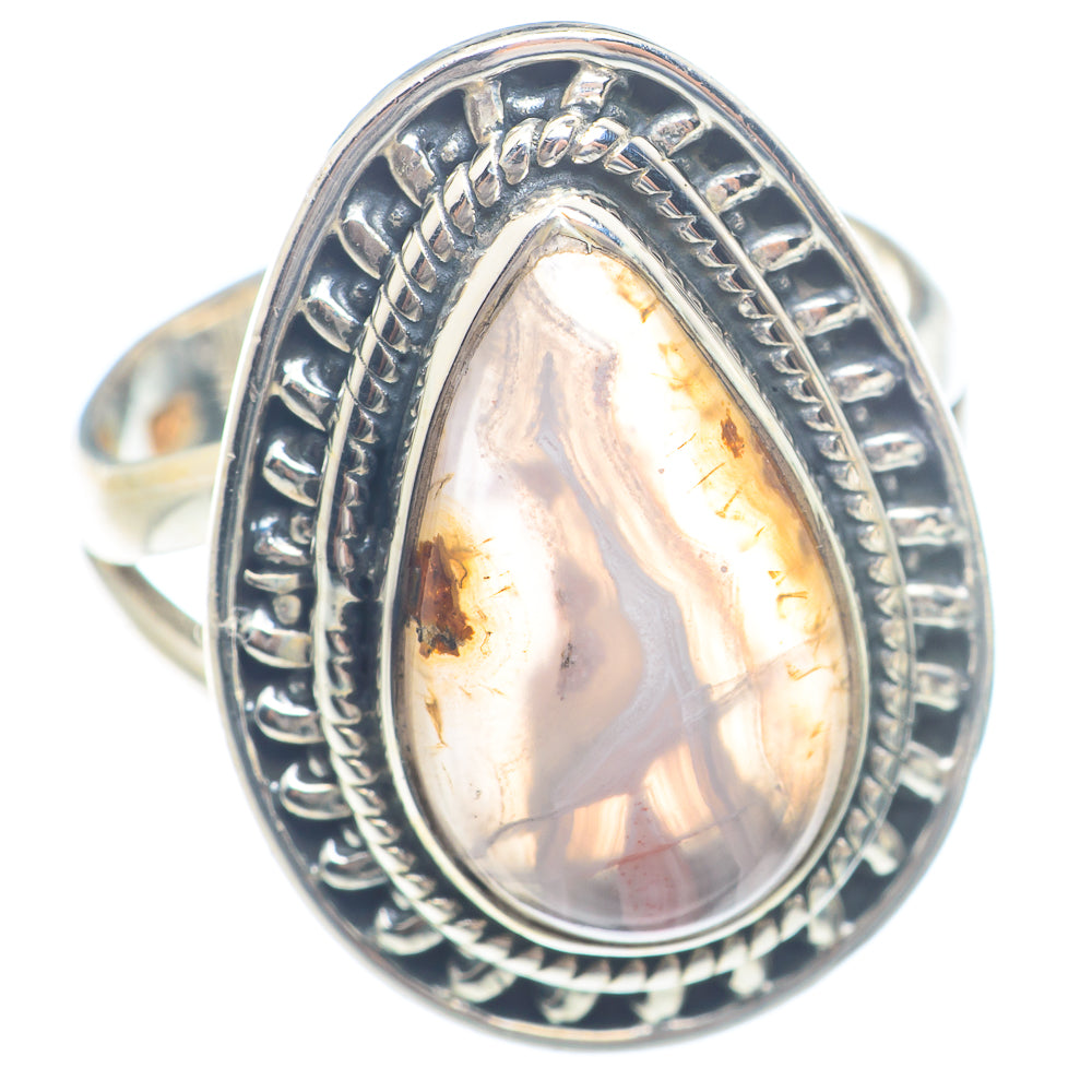 Botswana Agate Rings handcrafted by Anasilvercos - RING71711