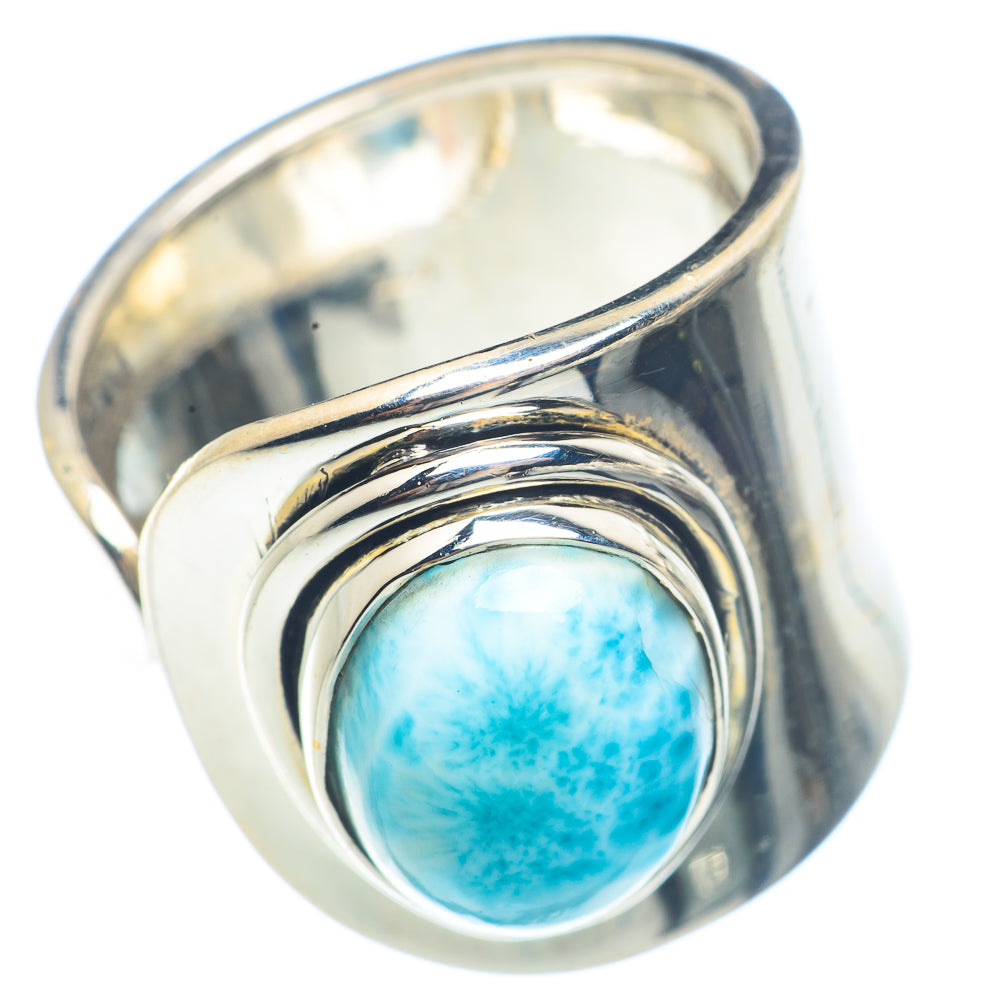 Larimar Rings handcrafted by Anasilvercos - RING71718