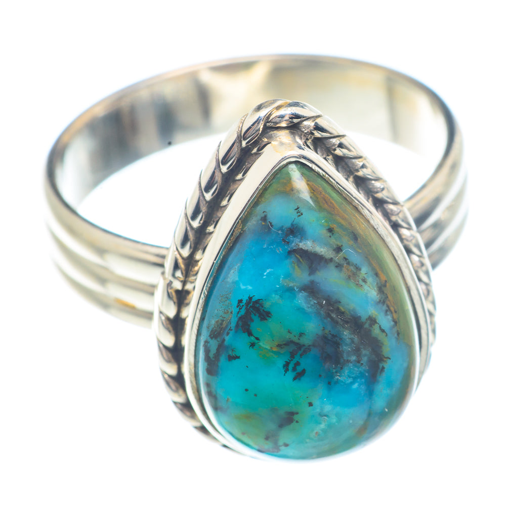 Chrysocolla Rings handcrafted by Anasilvercos - RING71720