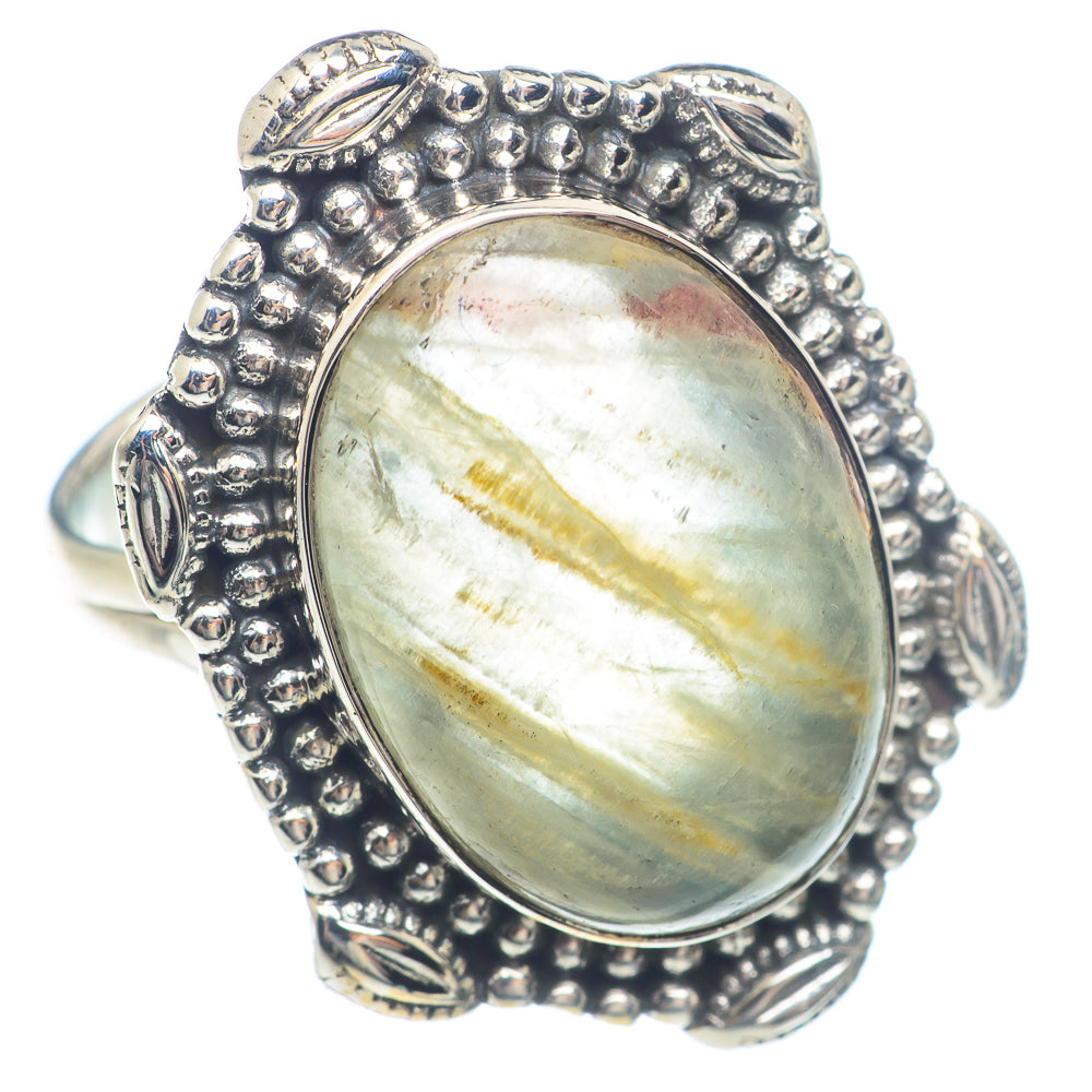 Prehnite Rings handcrafted by Anasilvercos - RING71721