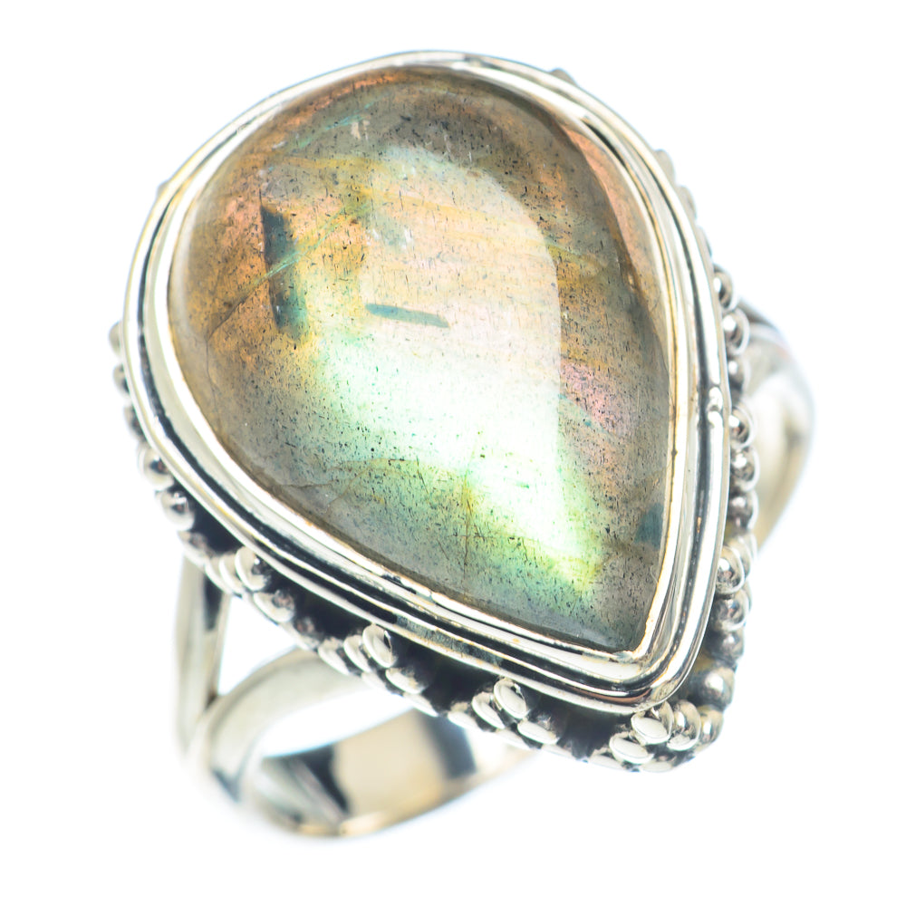 Labradorite Rings handcrafted by Anasilvercos - RING71726