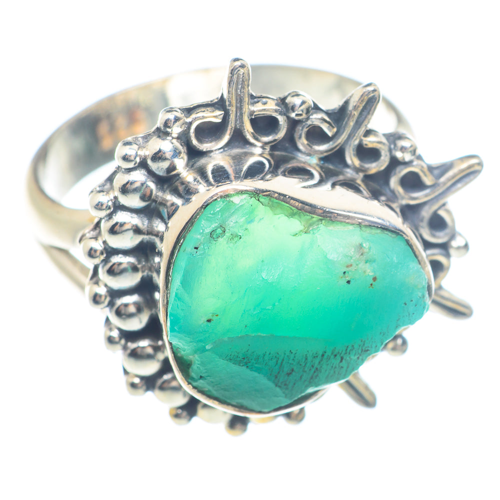 Chrysoprase Rings handcrafted by Anasilvercos - RING71729