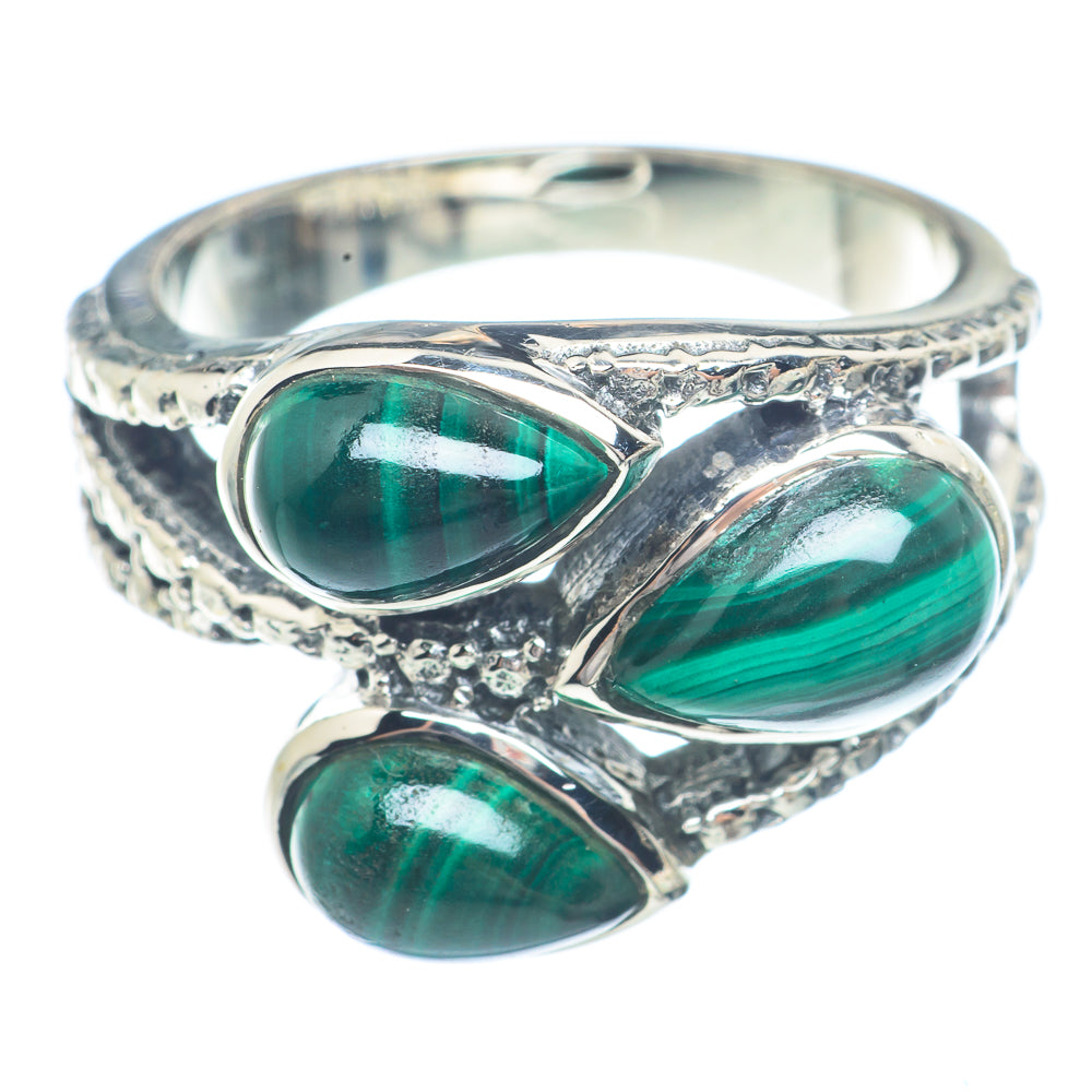 Malachite Rings handcrafted by Anasilvercos - RING71730