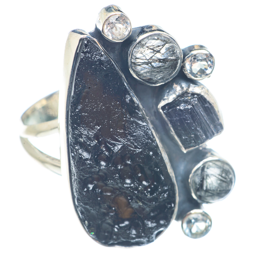 Tektite Rings handcrafted by Anasilvercos - RING71742