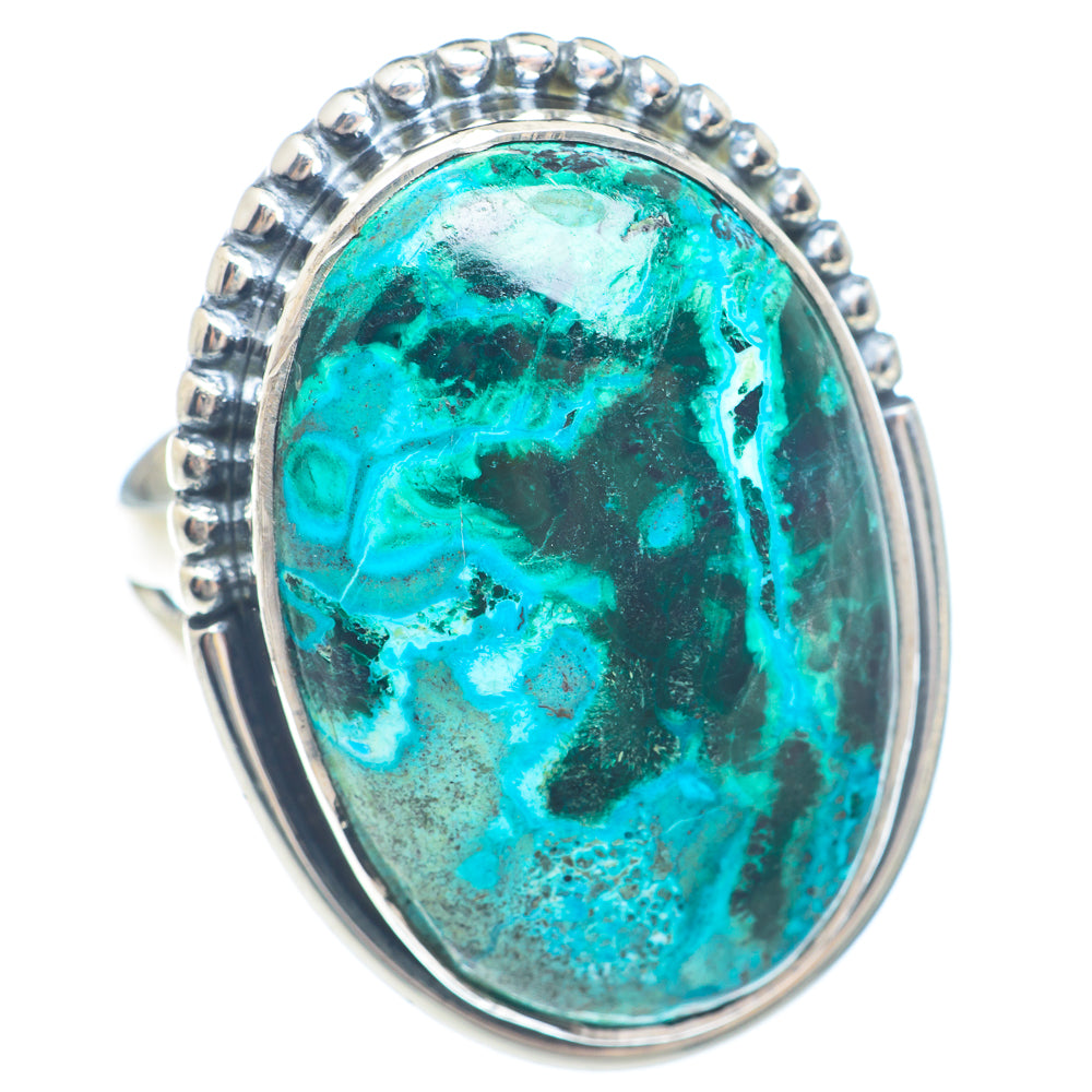 Chrysocolla Rings handcrafted by Anasilvercos - RING71751