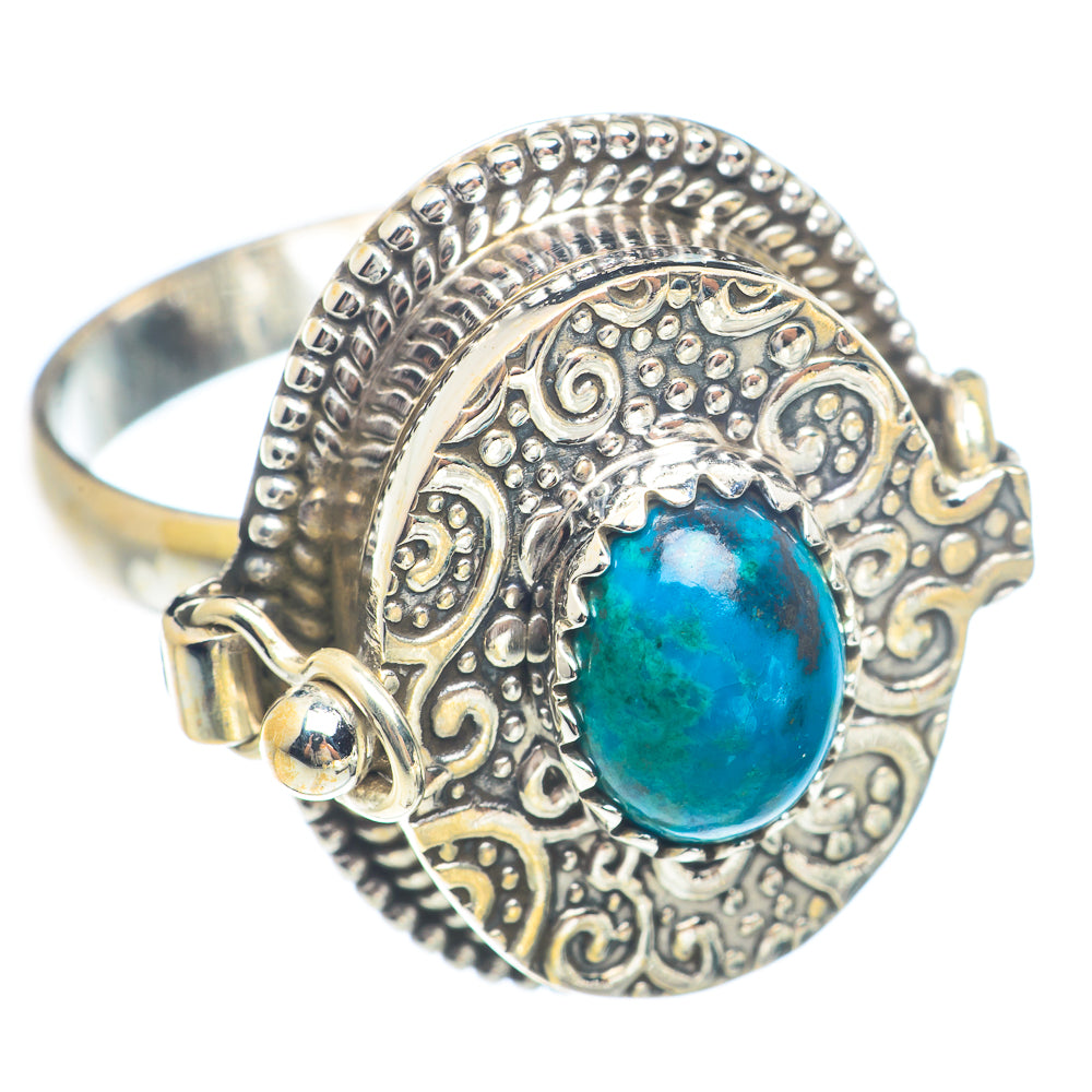 Chrysocolla Rings handcrafted by Anasilvercos - RING71757