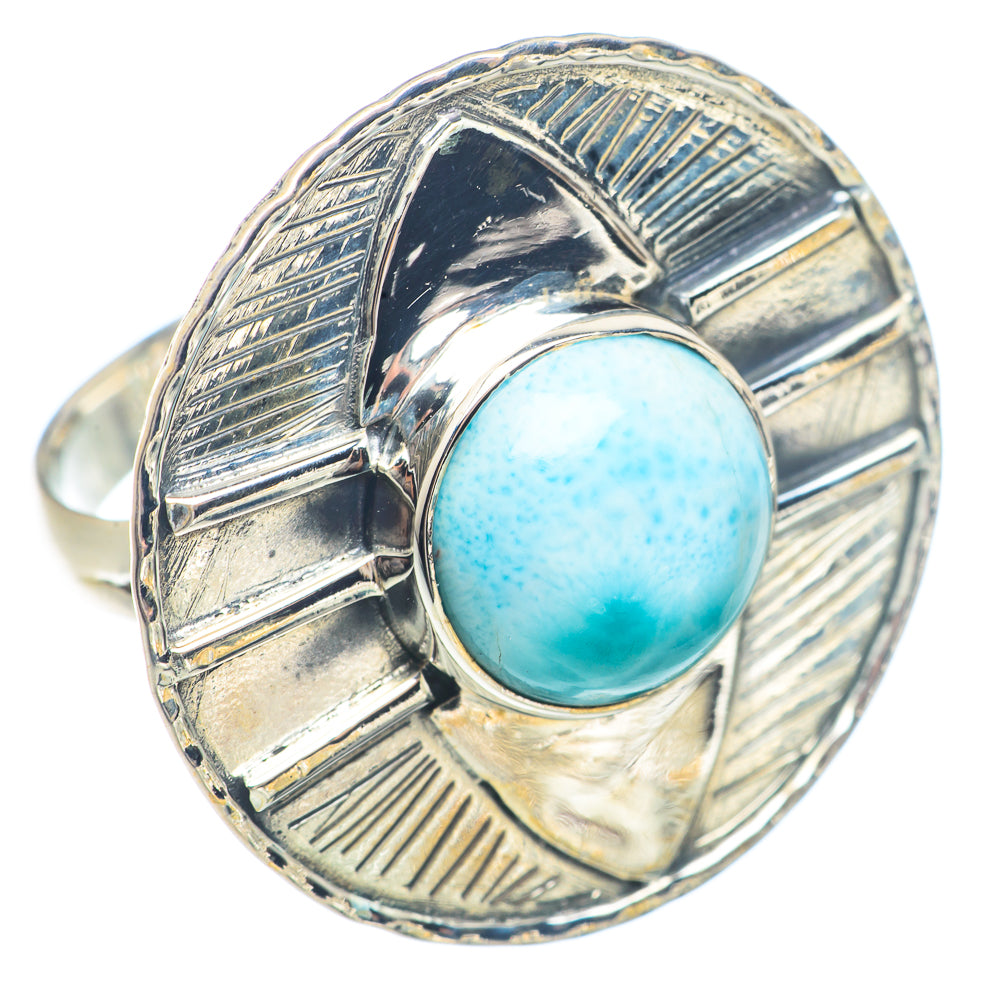 Larimar Rings handcrafted by Anasilvercos - RING71763