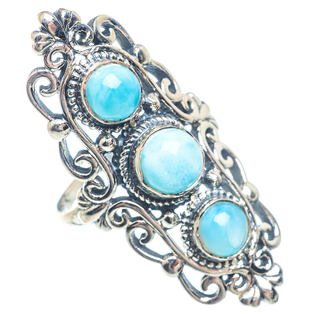 Larimar Rings handcrafted by Anasilvercos - RING71769