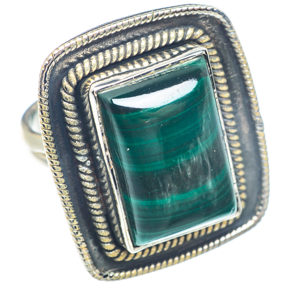 Malachite Rings handcrafted by Anasilvercos - RING71772