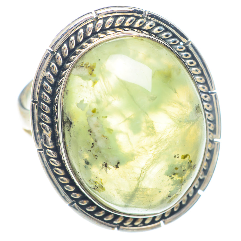 Prehnite Rings handcrafted by Anasilvercos - RING71775