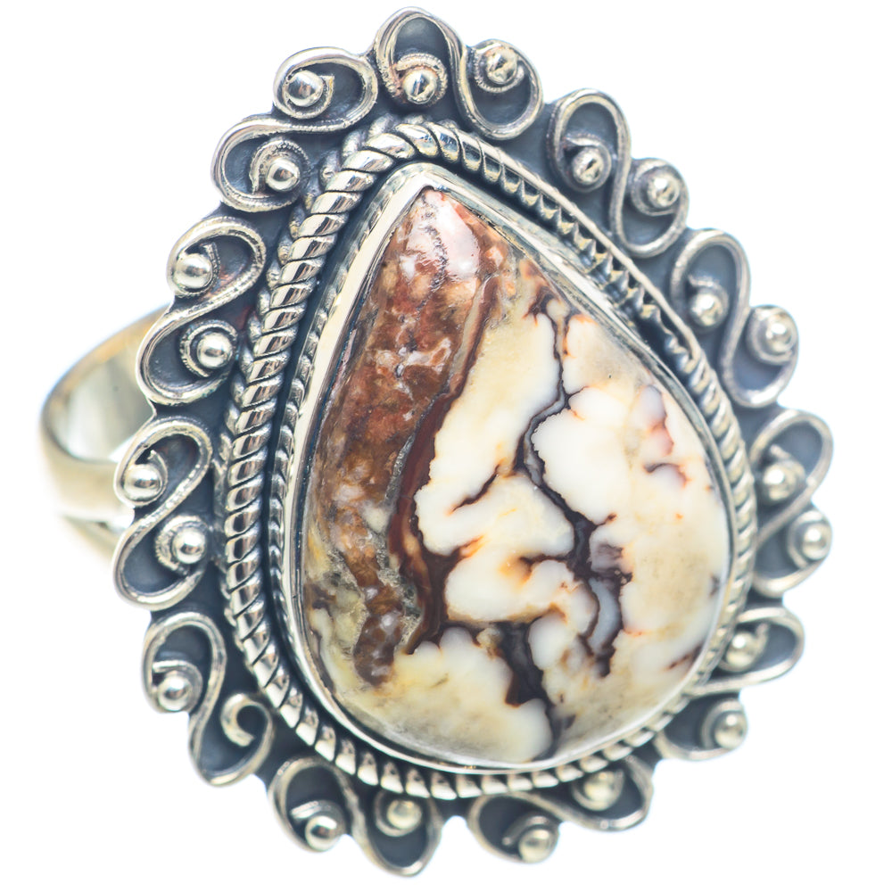 Peanut Wood Jasper Rings handcrafted by Anasilvercos - RING71777 - Photo 2