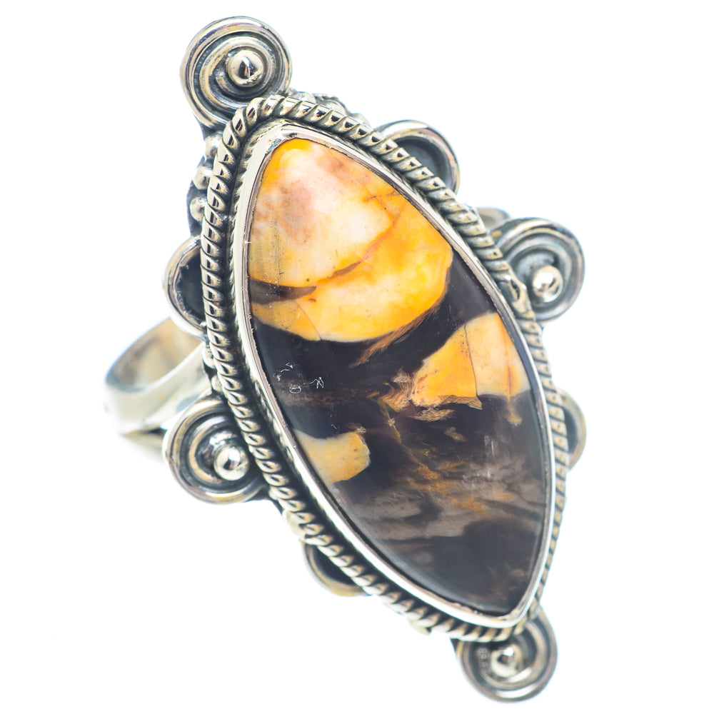 Peanut Wood Jasper Rings handcrafted by Anasilvercos - RING71779