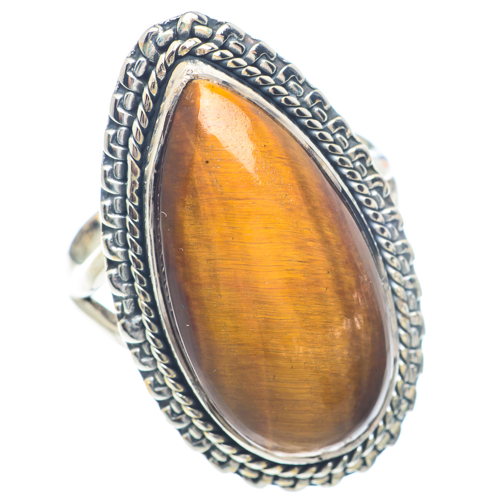 Tiger Eye Rings handcrafted by Anasilvercos - RING71782