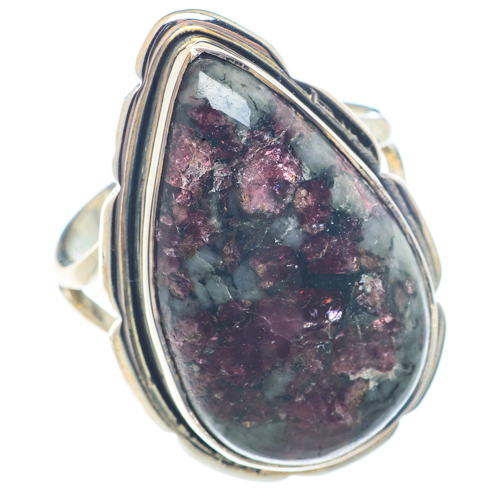 Russian Eudialyte Rings handcrafted by Anasilvercos - RING71789