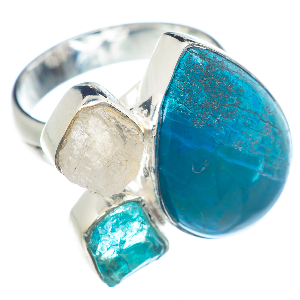 Chrysocolla Rings handcrafted by Anasilvercos - RING71816