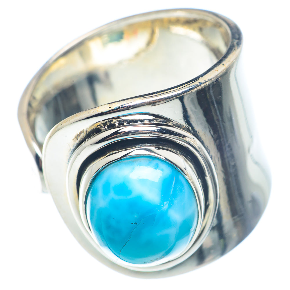 Larimar Rings handcrafted by Anasilvercos - RING71817