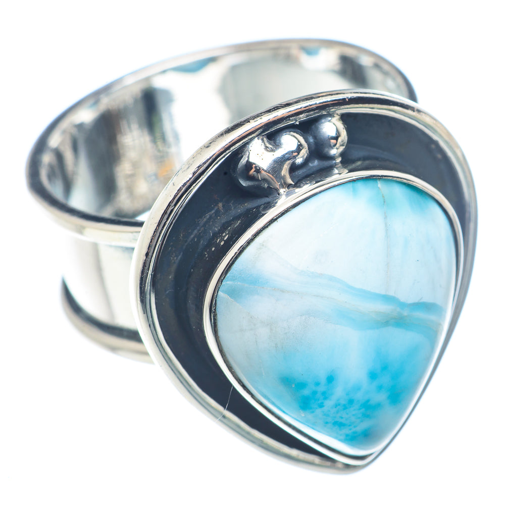 Larimar Rings handcrafted by Anasilvercos - RING71853