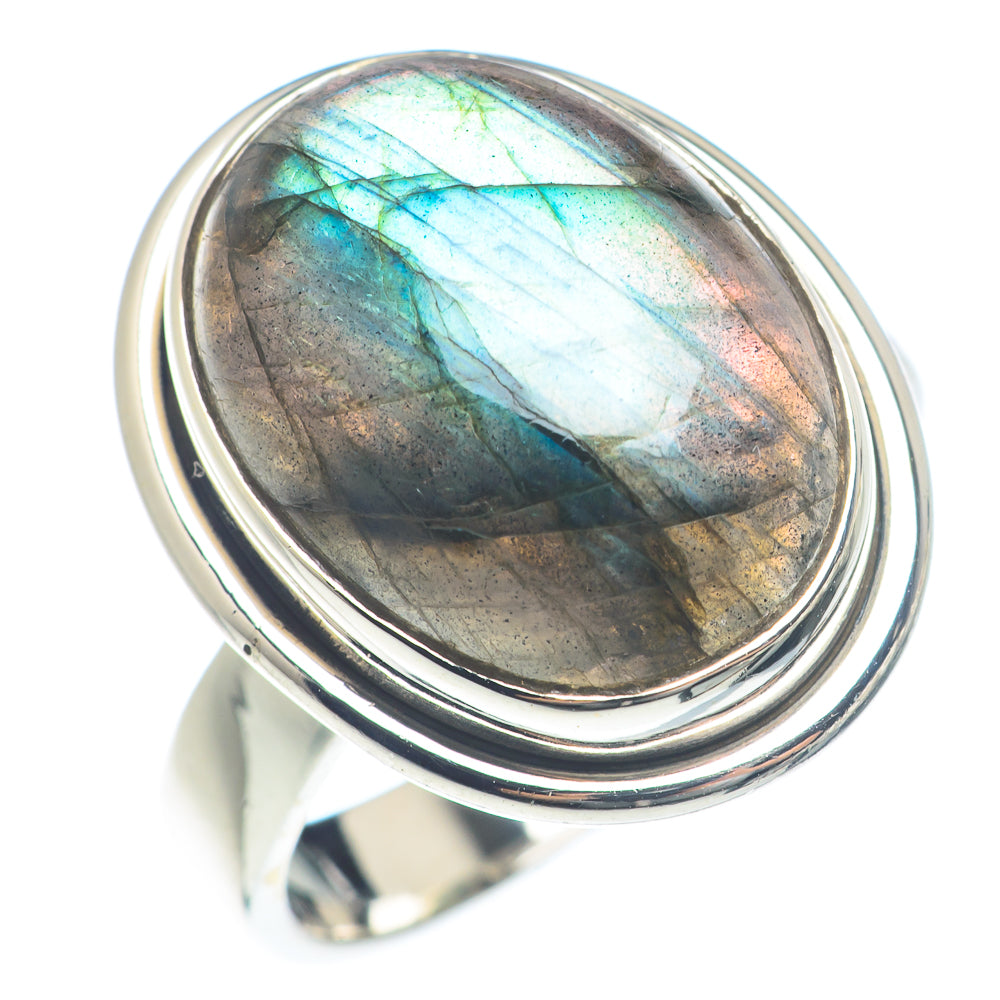 Labradorite Rings handcrafted by Anasilvercos - RING71862