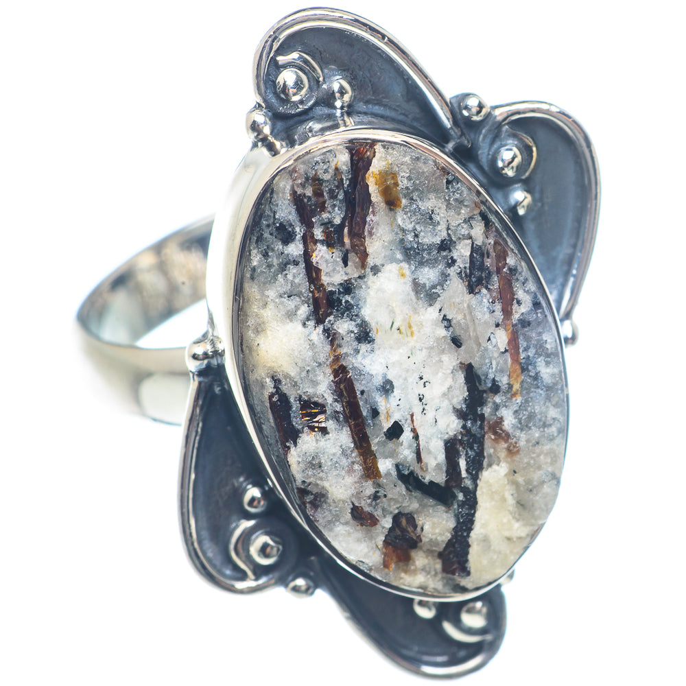 Astrophyllite Rings handcrafted by Anasilvercos - RING71867