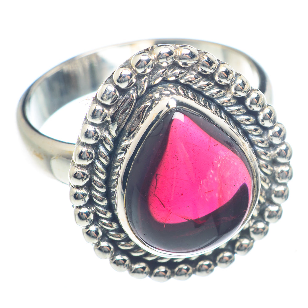 Garnet Rings handcrafted by Anasilvercos - RING71875