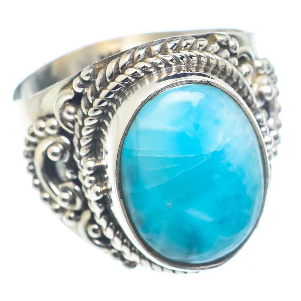 Larimar Rings handcrafted by Anasilvercos - RING71894