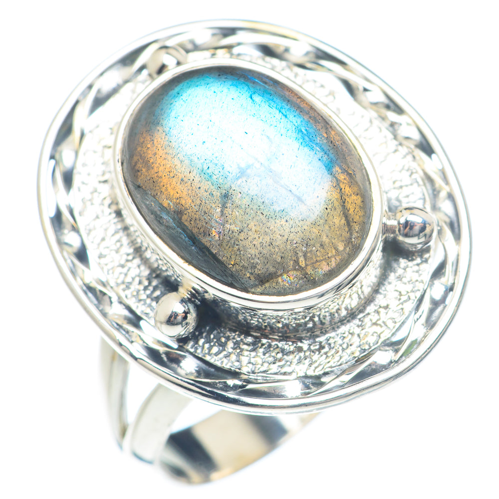 Labradorite Rings handcrafted by Anasilvercos - RING71895
