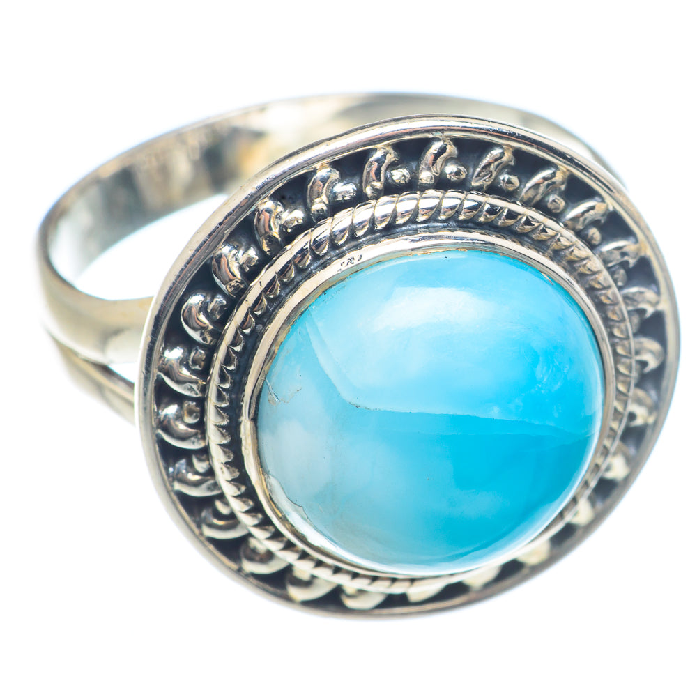 Larimar Rings handcrafted by Anasilvercos - RING71899