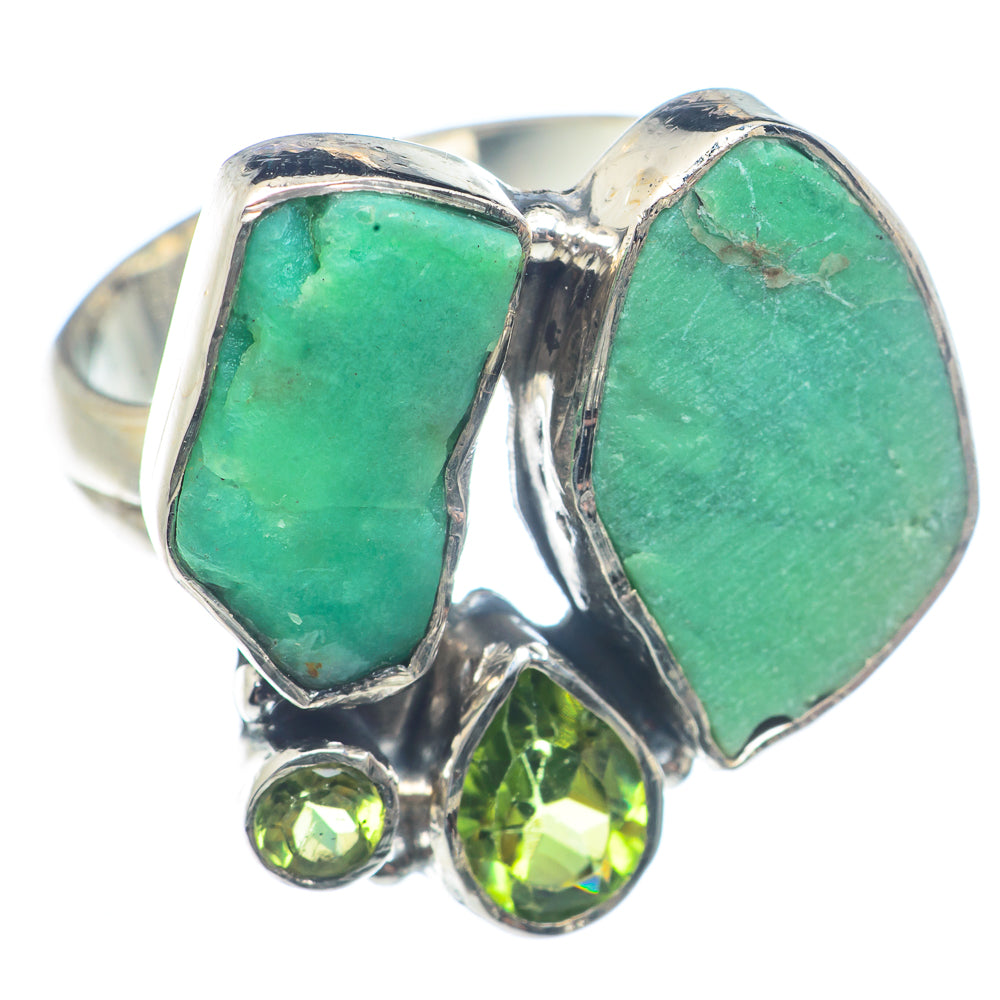 Chrysoprase Rings handcrafted by Anasilvercos - RING71900