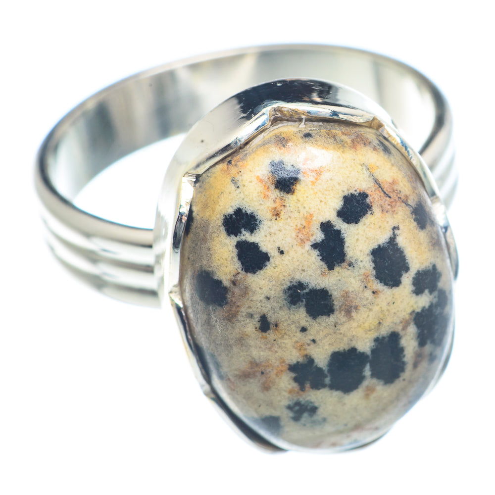 Dalmatian Jasper Rings handcrafted by Anasilvercos - RING71904