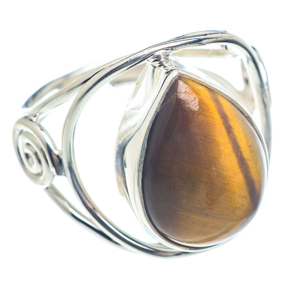 Tiger Eye Rings handcrafted by Anasilvercos - RING71905
