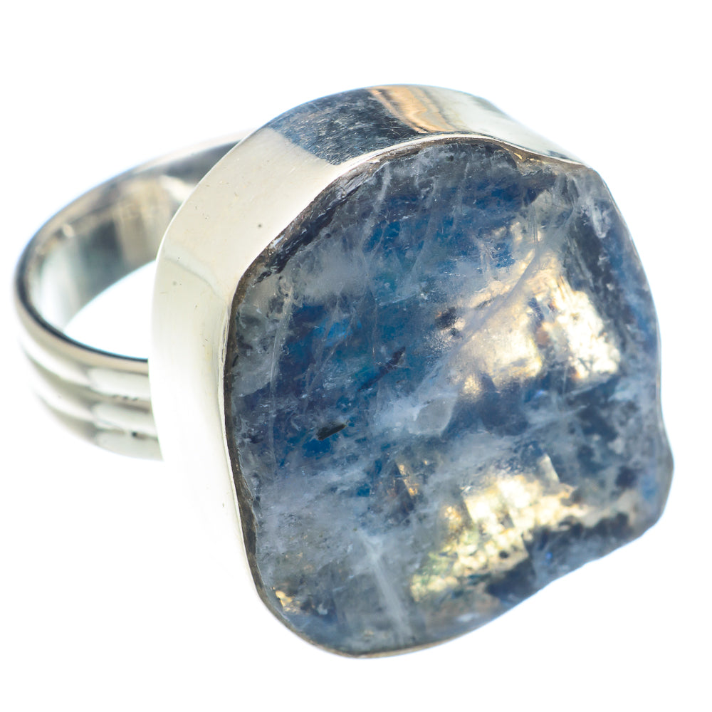 Rainbow Moonstone Rings handcrafted by Anasilvercos - RING71922