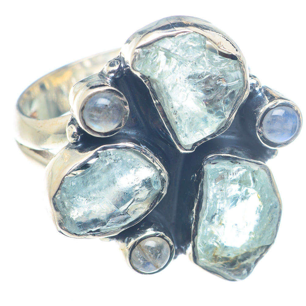 Aquamarine Rings handcrafted by Anasilvercos - RING71928