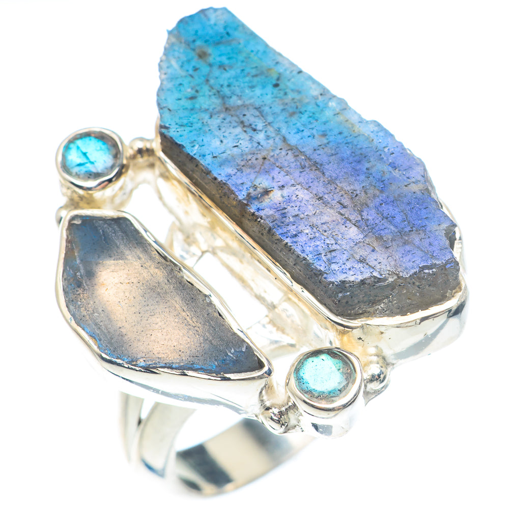 Labradorite Rings handcrafted by Anasilvercos - RING71929