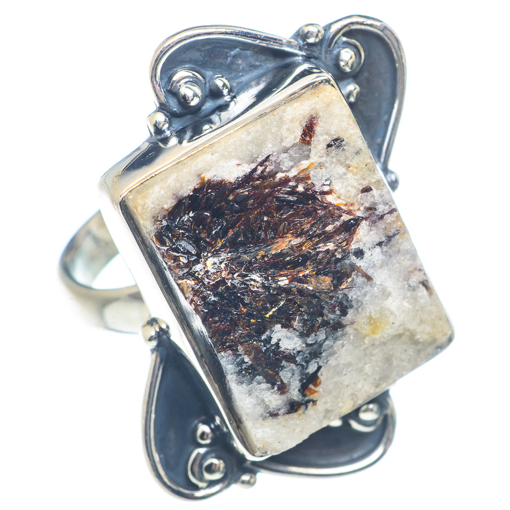 Astrophyllite Rings handcrafted by Anasilvercos - RING71937 - Photo 2