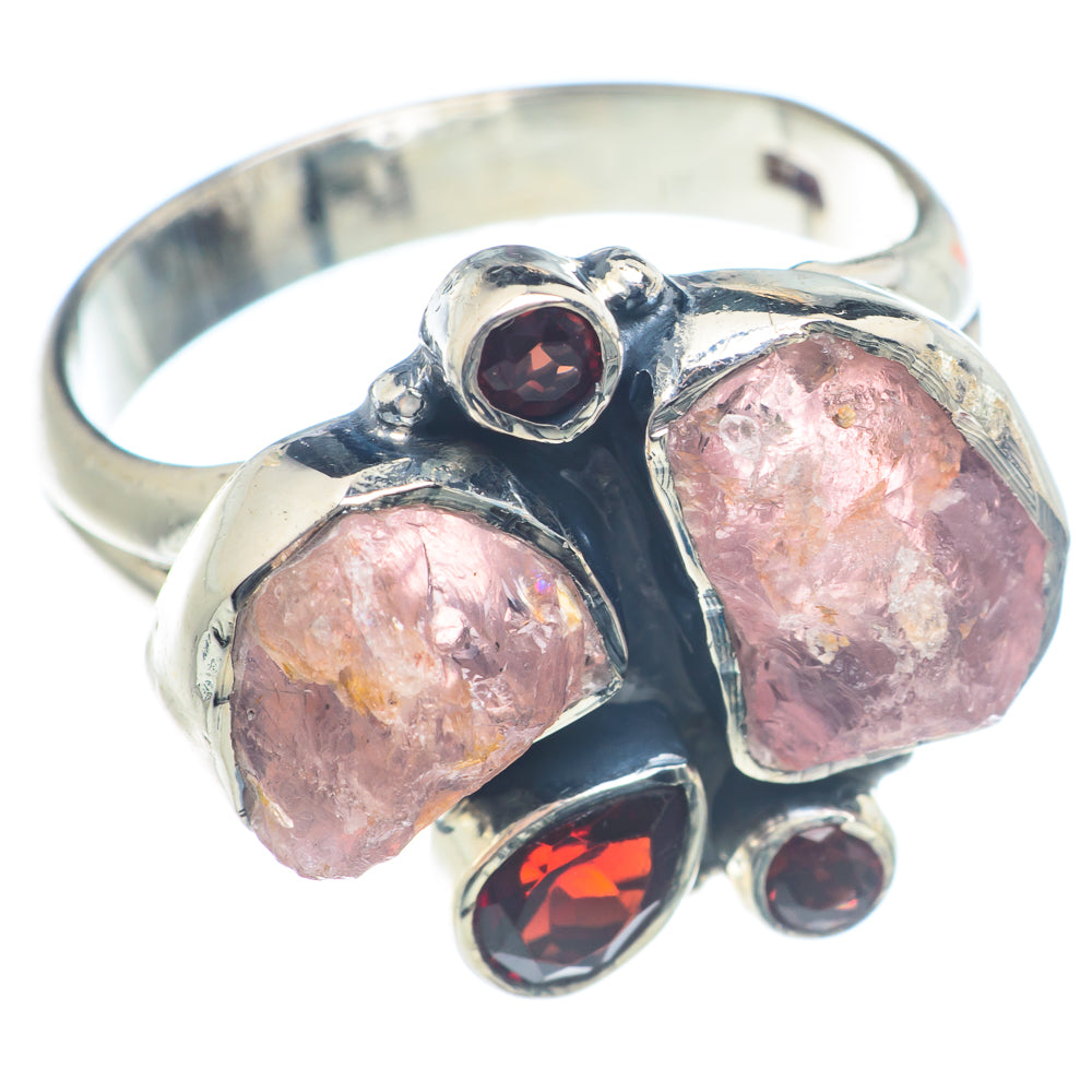 Rose Quartz Rings handcrafted by Anasilvercos - RING71945