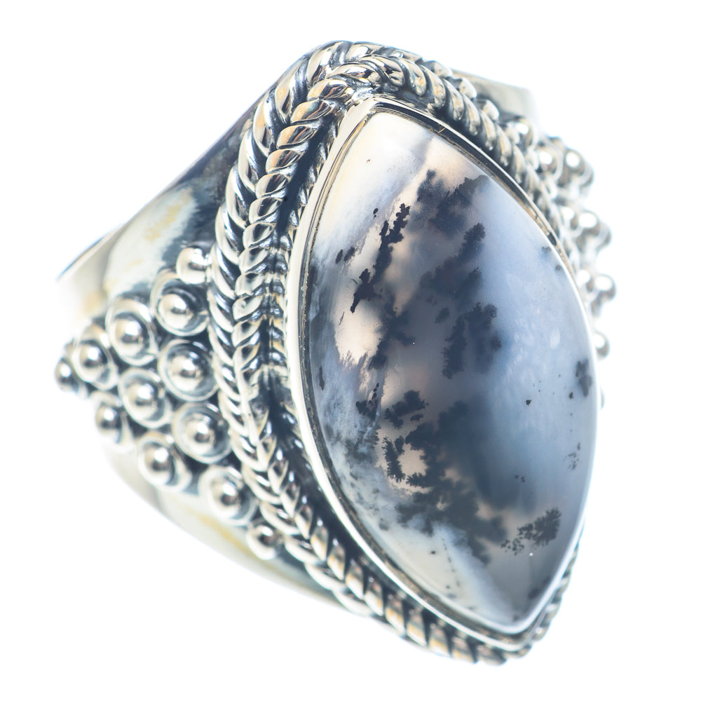 Dendritic Opal Rings handcrafted by Anasilvercos - RING71954