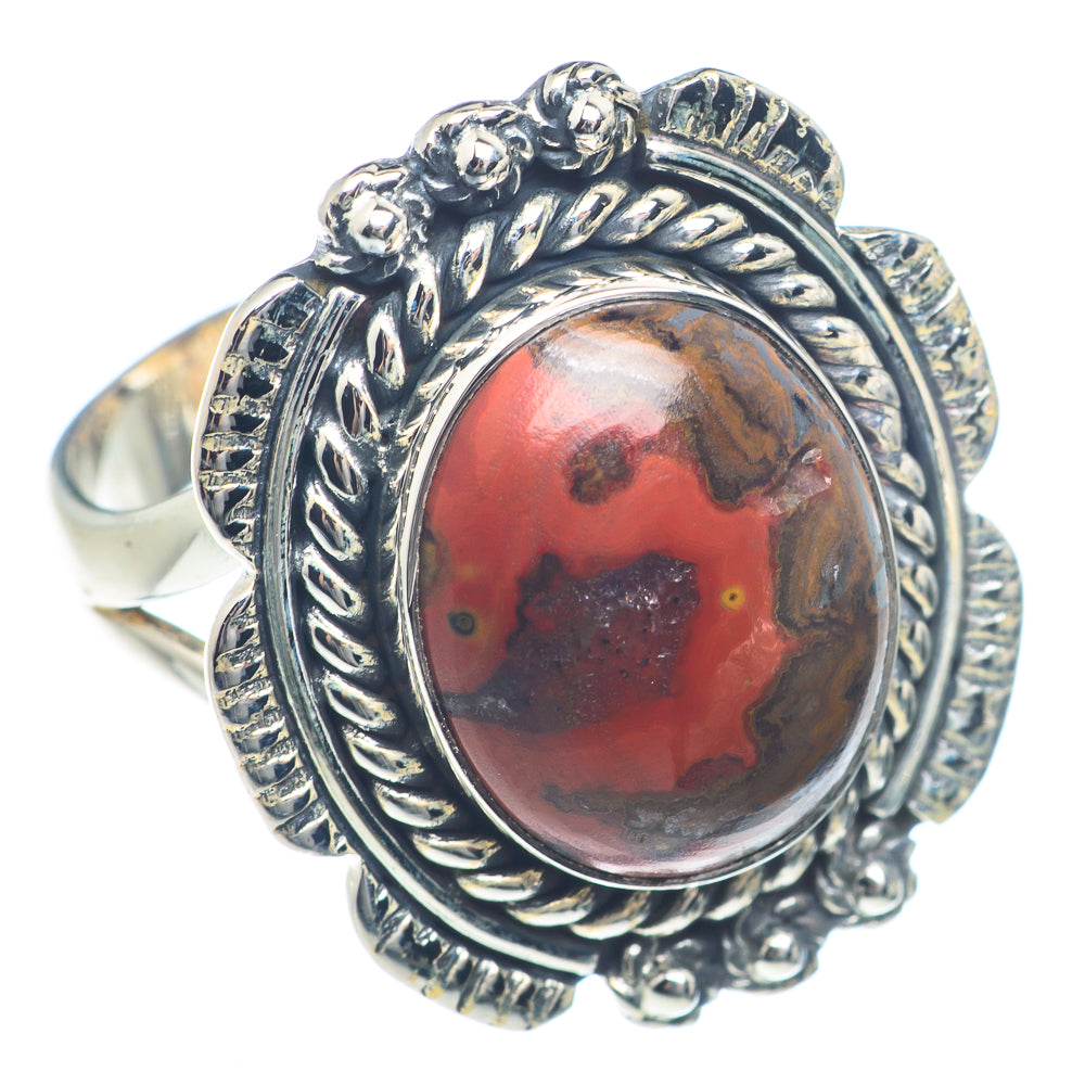 Mahogany Obsidian Rings handcrafted by Anasilvercos - RING71972