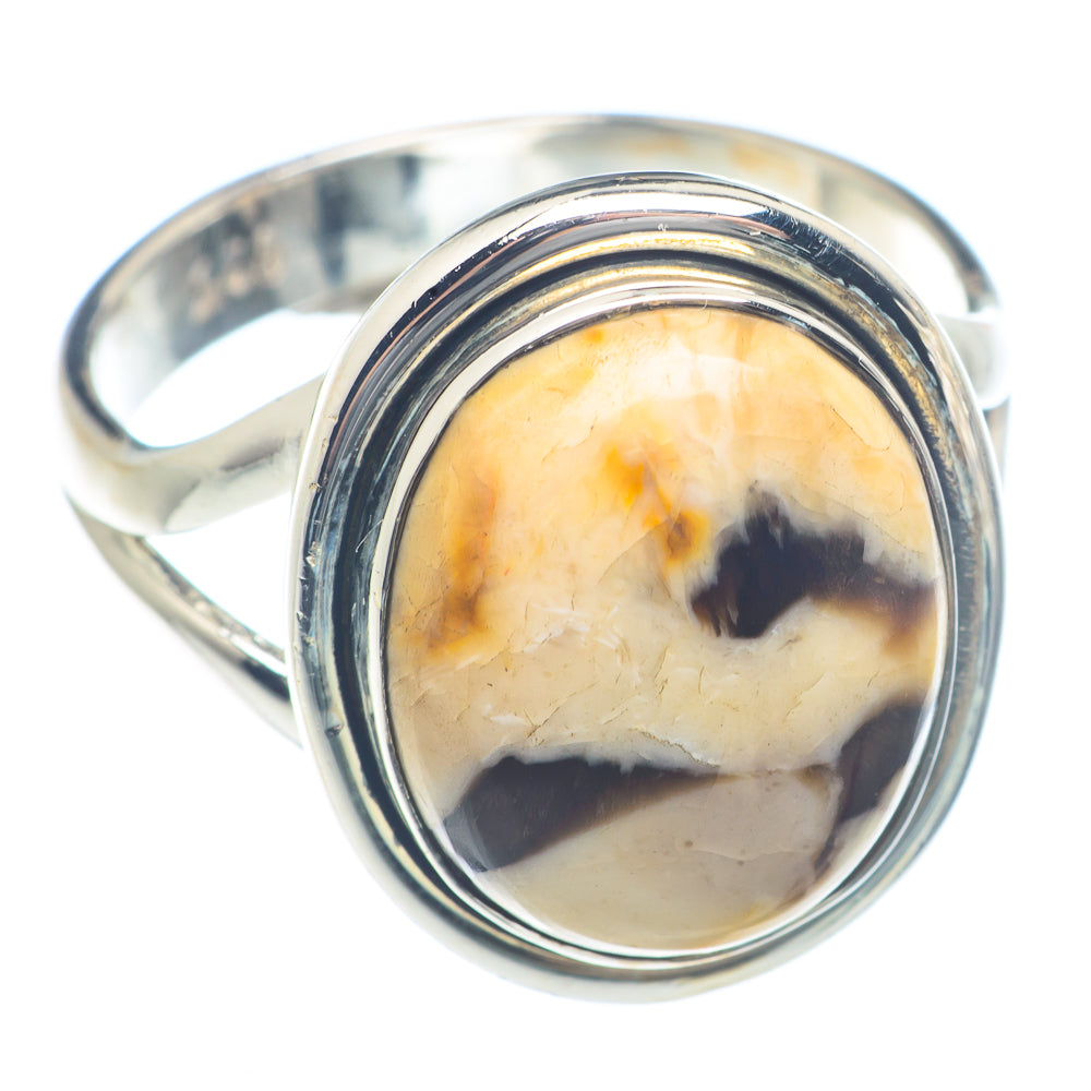 Peanut Wood Jasper Rings handcrafted by Anasilvercos - RING71974