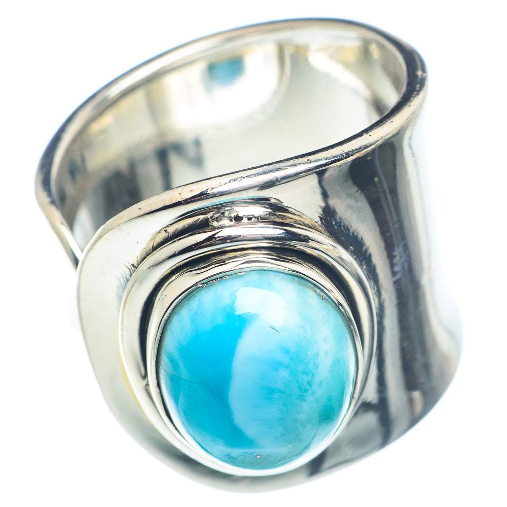 Larimar Rings handcrafted by Anasilvercos - RING71994
