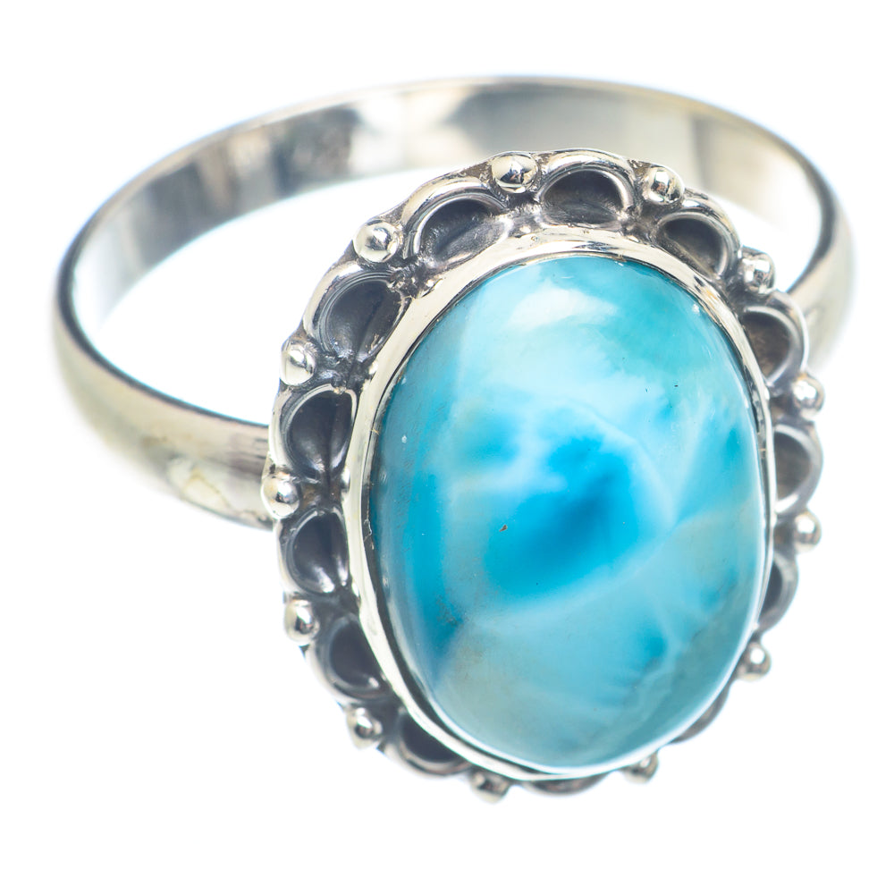 Larimar Rings handcrafted by Anasilvercos - RING71996