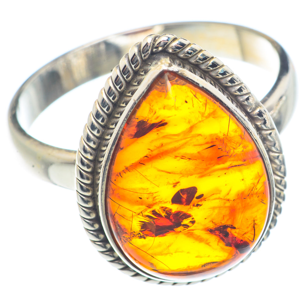 Baltic Amber Rings handcrafted by Anasilvercos - RING72011