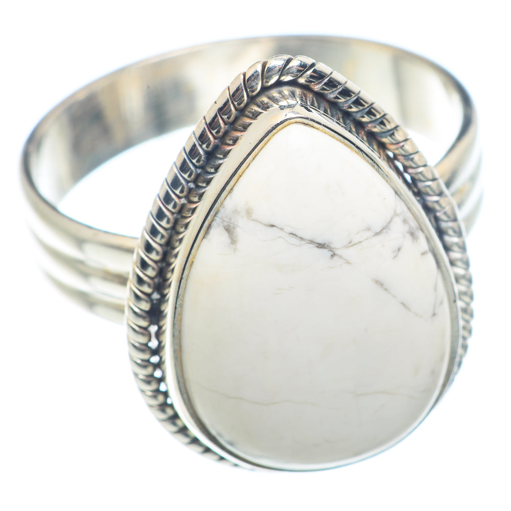 Howlite Rings handcrafted by Anasilvercos - RING72029